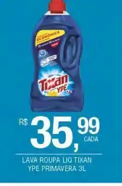 DB Supermercados Lava roupa líquido tixan ypê 3l oferta
