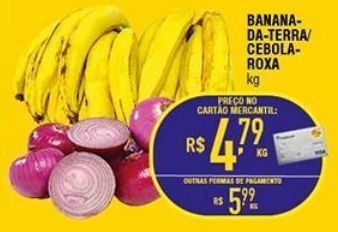 Banana-da-terra/ cebola-roxa kg