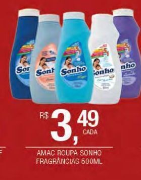 DB Supermercados Amaciante roupa sonho 500ml oferta