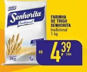 Mercantil Rodrigues Farinha de trigo senhorita tradicional 1 kg oferta