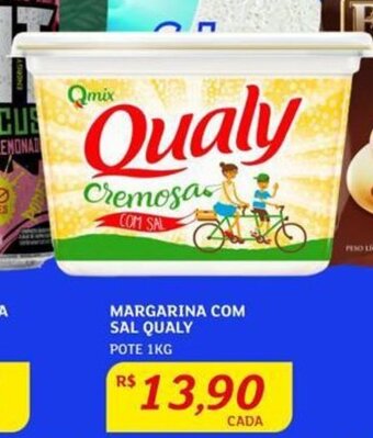Assaí Atacadista MARGARINA COM SAL QUALY POTE 1KG oferta