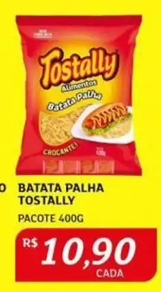 Assaí Atacadista BATATA PALHA TOSTALLY PACOTE 400G oferta