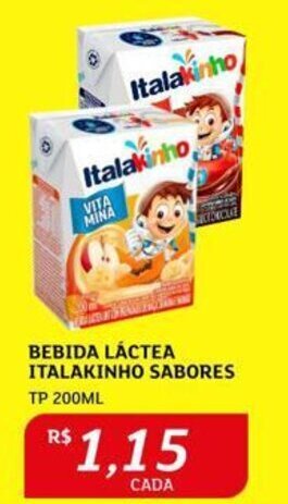 Assaí Atacadista BEBIDA LÁCTEA ITALAKINHO SABORES TP 200ML oferta