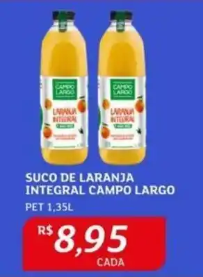 Assaí Atacadista SUCO DE LARANJA INTEGRAL CAMPO LARGO PET 1,35L oferta