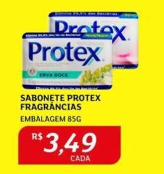 SABONETE PROTEX FRAGRÂNCIAS EMBALAGEM 85G
