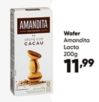 Zaffari Wafer Amandita Lacta 200g oferta