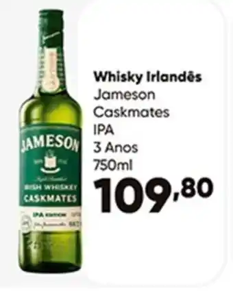 Whisky Irlandês Jameson Caskmates IPA 3 Anos 750ml