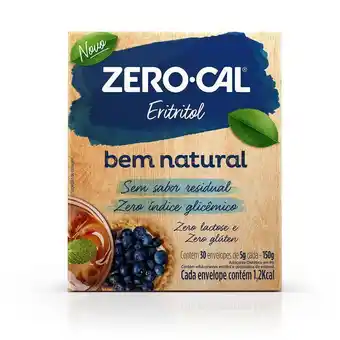 Farmácias Pague Menos Adoçante zero cal eritritol po com 30 saches oferta