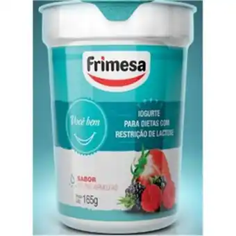 Santa Cruz Supermercados Iogurte frimesa baixa lactose frutas vermelhas copo 165g oferta
