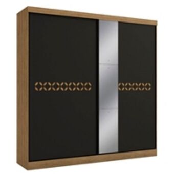 Benoit Guarda roupa / roupeiro benoá home bel555-frprf 2 portas com espelho oferta