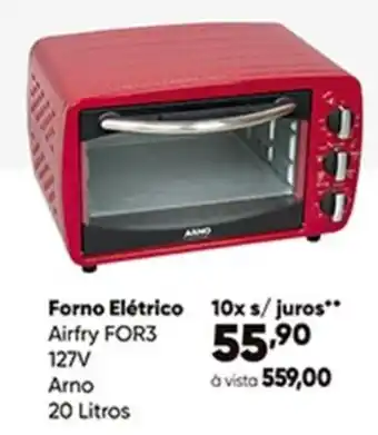 Forno Elétrico 10x s/juros** Airfry FOR3