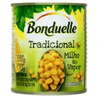 Milho verde em conserva tradicional bonduelle lata 170g