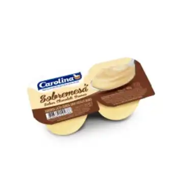 Sobremesa carolina chocolate branco c/2 180g