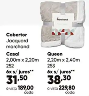 Zaffari Cobertor Jacquard marchand Casal oferta