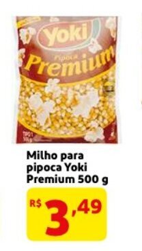Mercado Extra Milho para pipoca Yoki Premium 500g oferta