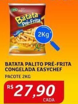 Assaí Atacadista BATATA PALITO PRÉ-FRITA CONGELADA EASYCHEF PACOTE 2KG oferta