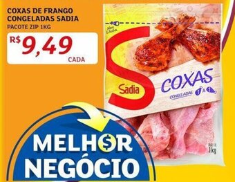 Assaí Atacadista COXAS DE FRANGO CONGELADAS SADIA PACOTE ZIP 1KG oferta