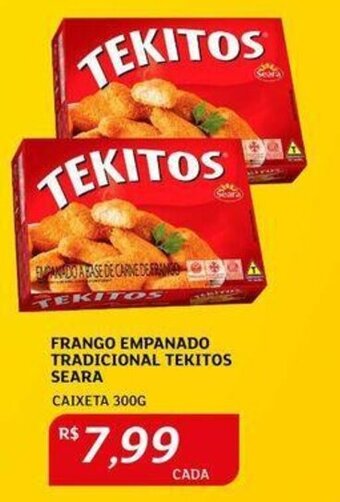 Assaí Atacadista FRANGO EMPANADO TRADICIONAL TEKITOS SEARA CAIXETA 300G oferta