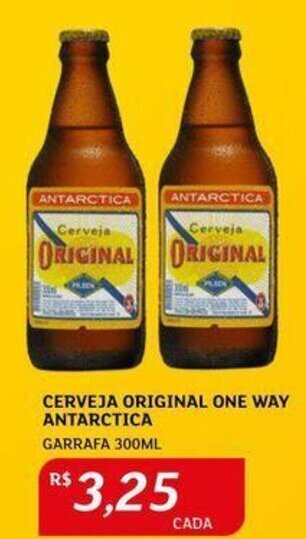 Assaí Atacadista CERVEJA ORIGINAL ONE WAY ANTARCTICA GARRAFA 300ML oferta