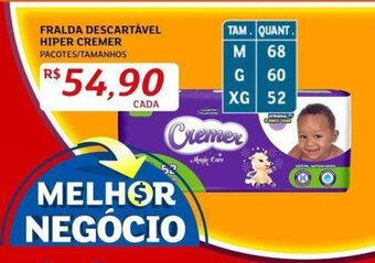Assaí Atacadista FRALDA DESCARTÁVEL HIPER CREMER PACOTES/TAMANHOS oferta