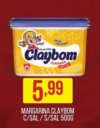 MARGARINA CLAYBOM C/SAL/S/SAL 500G