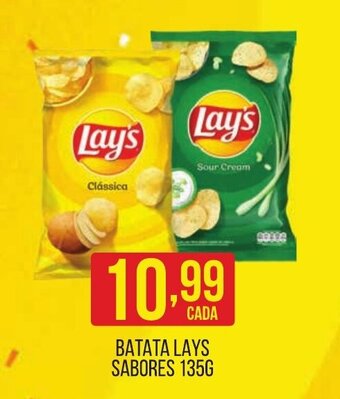 BATATA LAYS SABORES 135G