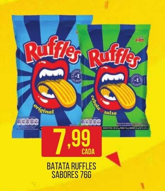 BATATA RUFFLES SABORES 76G