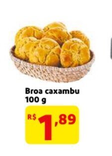 Mercado Extra Broa caxambu 100g oferta