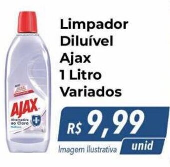 Hiper Moreira Limpador Diluível Ajax 1 Litro Variados oferta