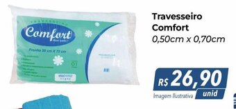 Hiper Moreira Travesseiro Comfort 0,50cm x 0,70cm oferta