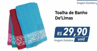 Hiper Moreira Toalha de Banho De'Limas oferta