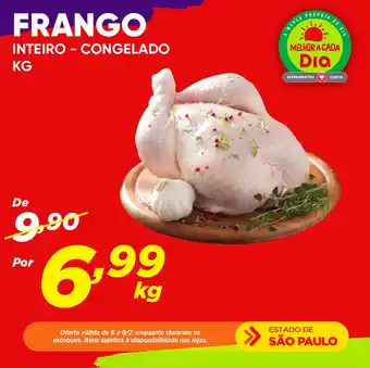 Dia FRANGO INTEIRO - CONGELADO KG oferta