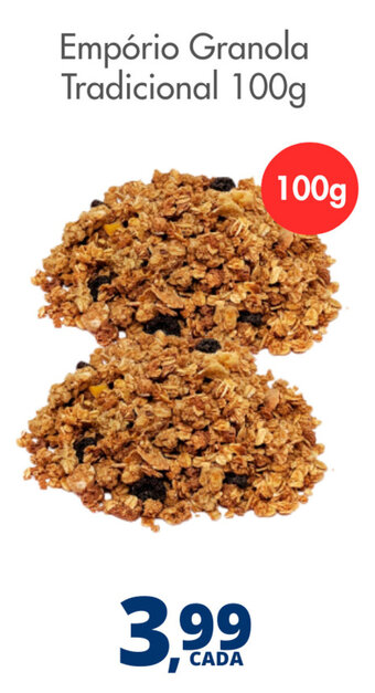 Delta Supermercados Empório Granola Tradicional 100g oferta