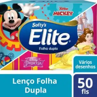 Cidade Supermercados Lenço de papel softy´s c/50 folhas kids oferta