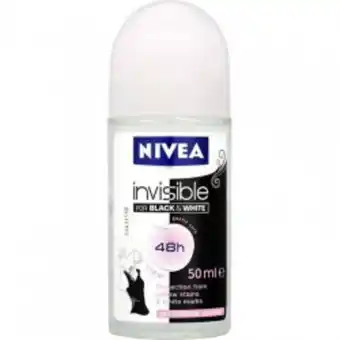 Cidade Supermercados Desodorante rollon nivea women black and white clear 50ml oferta