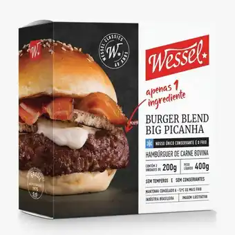 Mambo Hambúrguer de picanha big wessel 400g oferta