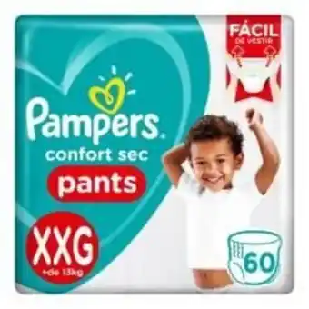 Angeloni Fralda descartável pampers confort sec pants xxg com 60 unidades oferta