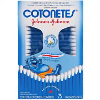 Cotonetes johnson & johnson 75un
