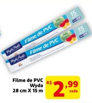 Filme de PVC Wyda 28cmx15m