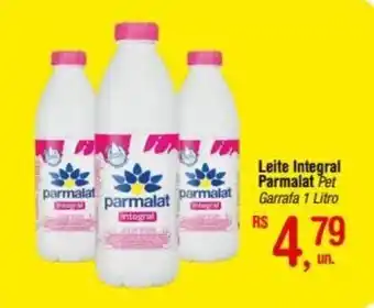 Fort Atacadista Leite Integral Parmalat Pet Garrafa 1 Litro oferta