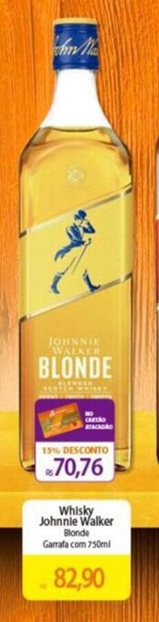 Atacadão Whisky Johnnie Walker Blonde Garrafa com 750ml oferta