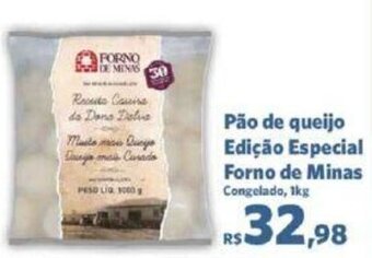 Sam's Club Pão de queijo Edição Especial Forno de Minas Congelado, 1kg oferta