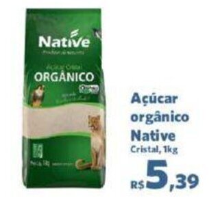 Sam's Club Açúcar orgânico Native Cristal, 1kg oferta