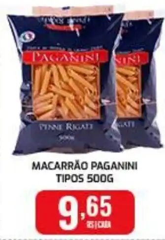 MACARRÃO PAGANINI TIPOS 500G
