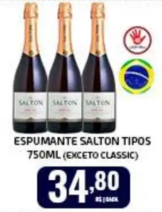 ESPUMANTE SALTON TIPOS 750ML (EXCETO CLASSIC)