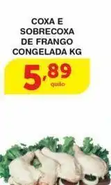 Roldão Coxa e sobrecoxa de frango congelada kg oferta