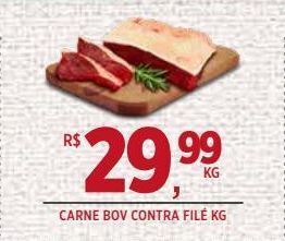 DB Supermercados Carne bov contra filé kg oferta