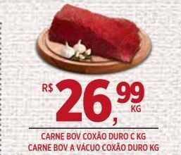 DB Supermercados Carne bov coxão duro c kg oferta