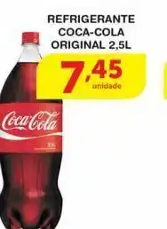 Roldão Refrigerante coca cola original 2,5l oferta
