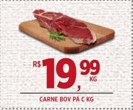 DB Supermercados Carne bov pá c kg oferta